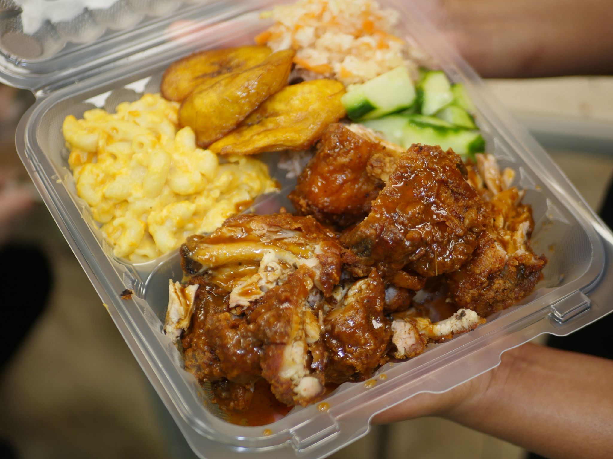 Jerk chicken wings at 9 Mile Jamaican restaurant Toronto